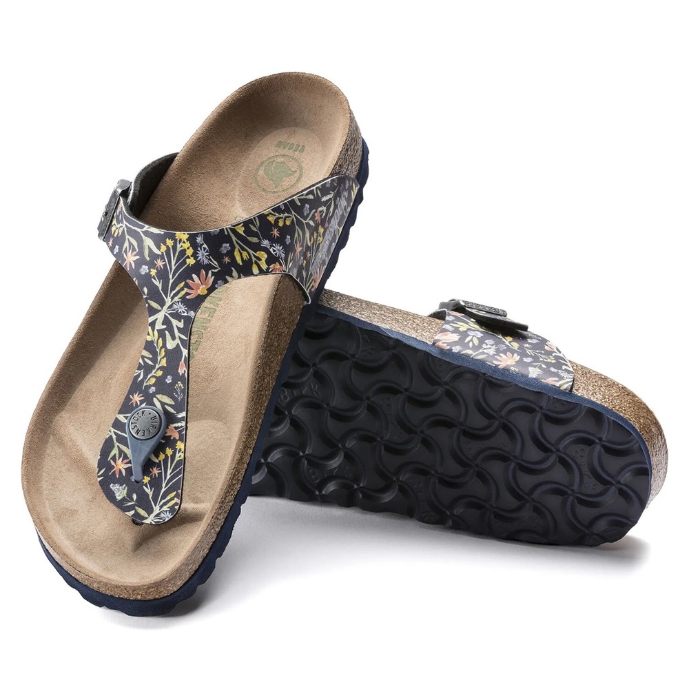 Gizeh Birkenstock Supernatural Flowers Navy🌸🌼🌺